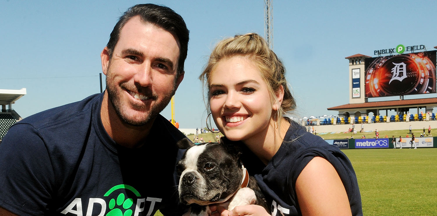 Kate Upton & Fiance Justin Verlander Host Pet Adoption Event!