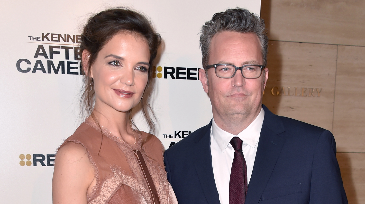 Katie Holmes & Matthew Perry Pair Up For 'The Kennedys After Camelot' Premiere