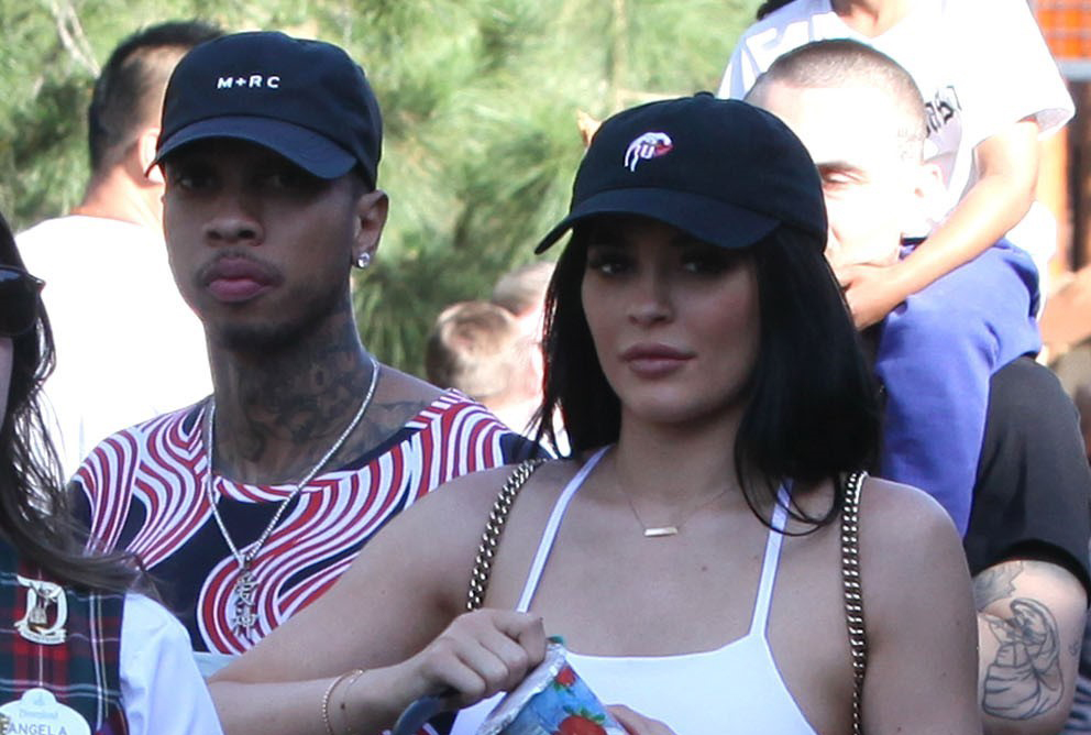Kylie Jenner & Tyga Couple Up For Disneyland Trip