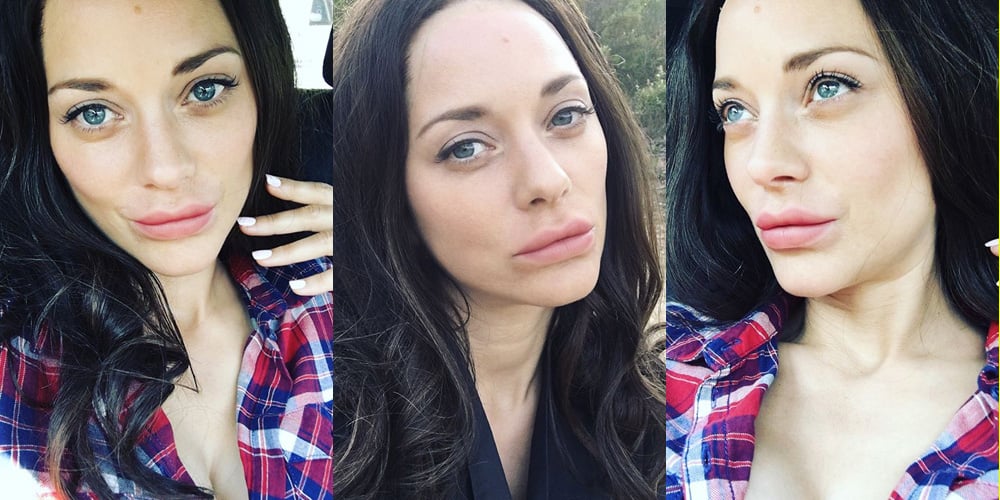 Marion Cotillard Is Unrecognizable with Fuller Lips & Long Black Hair for New Movie!