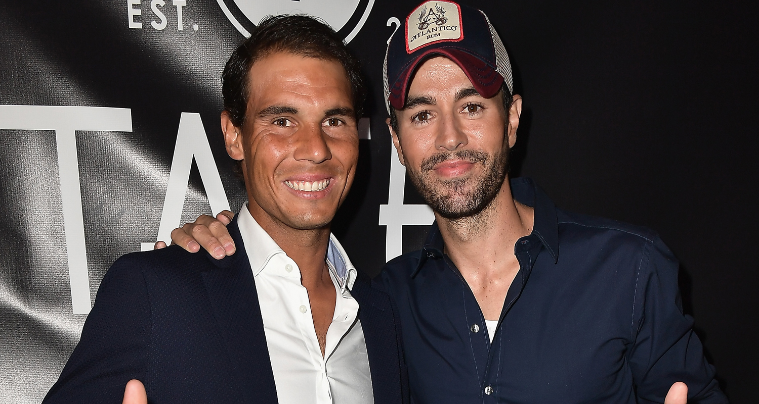 Rafael Nadal & Enrique Iglesias Buddy Up At Tatel Miami Grand Opening!