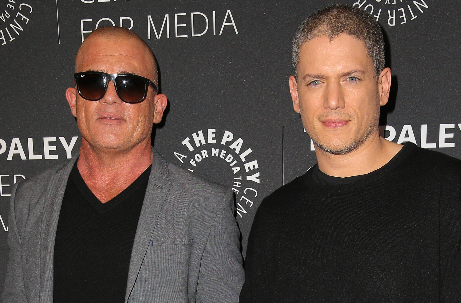 Wentworth Miller & Dominic Purcell Premiere 'Prison Break'
