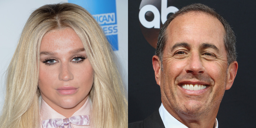 Kesha Talks About Failed Hug with Jerry Seinfeld - Just Jared
