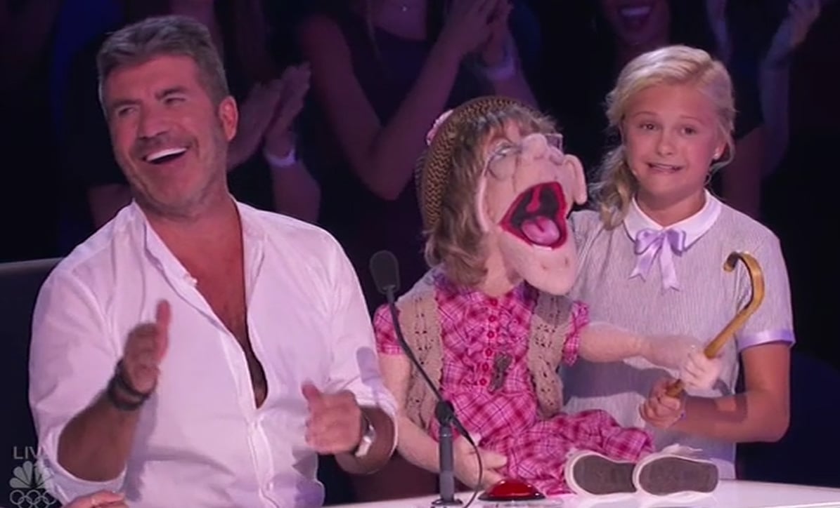 Darci Lynne Farmer’s Puppet Sings to Simon Cowell on ‘America’s Got