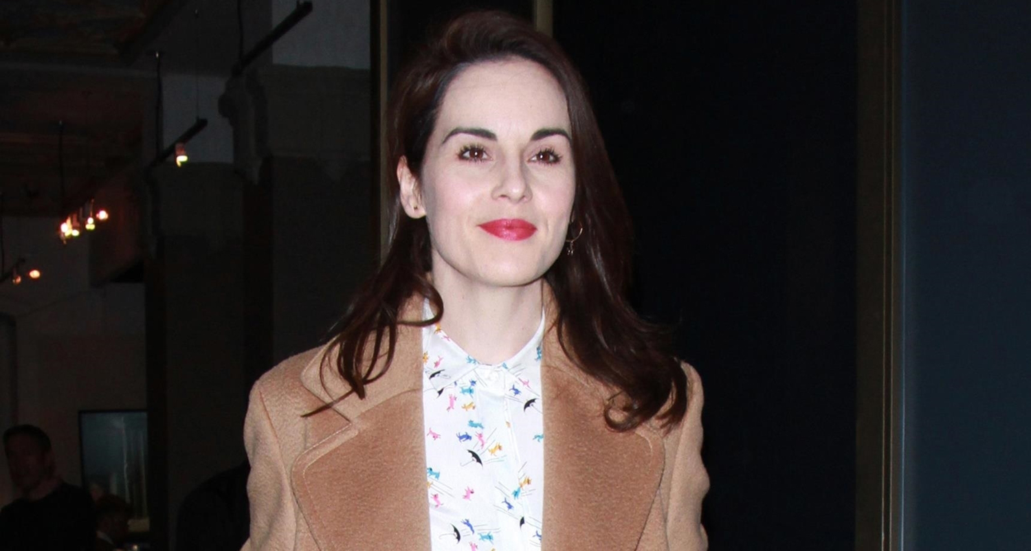 Michelle Dockery Check Out the ‘Downton Abbey’ Exhibition in NYC