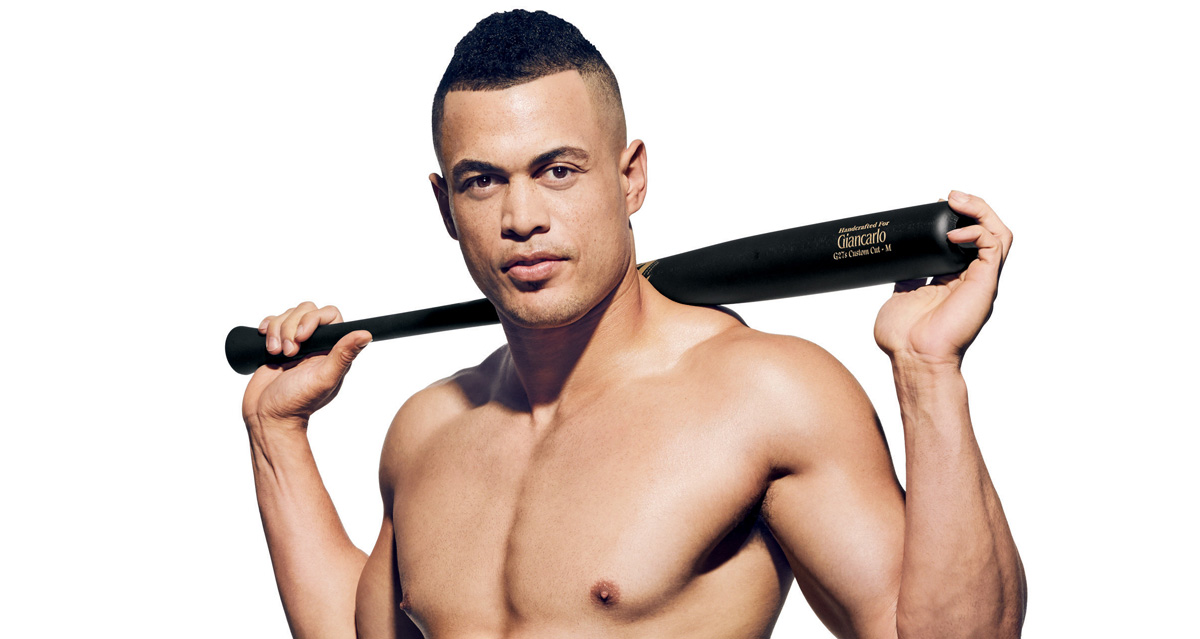 MLB’s Giancarlo Stanton Shows Off His Hot Shirtless Abs For 'Men’s.