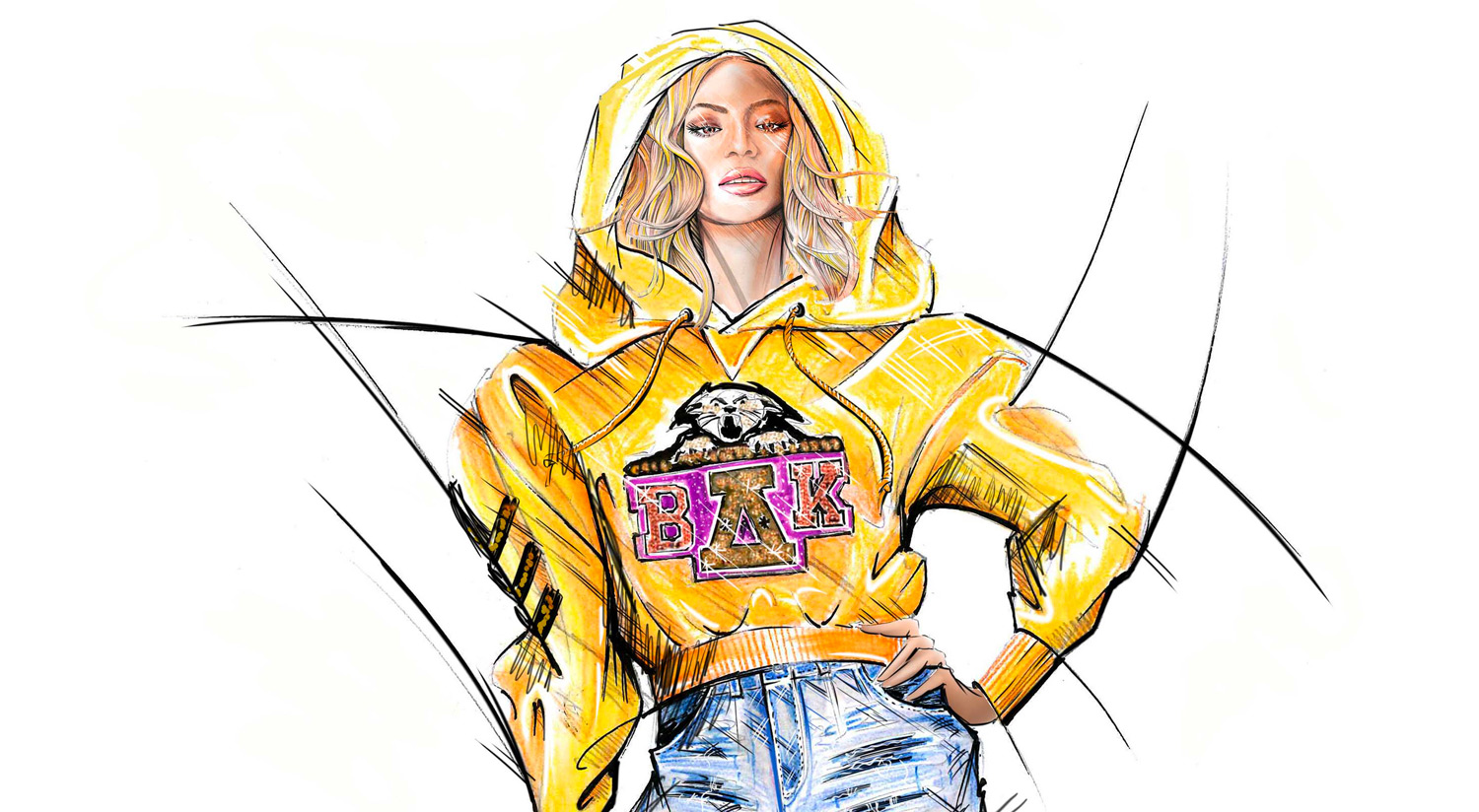 Balmain Reveals Sketches for Beyonce’s Coachella Costumes | 2018 Coachella Music ...1500 x 824
