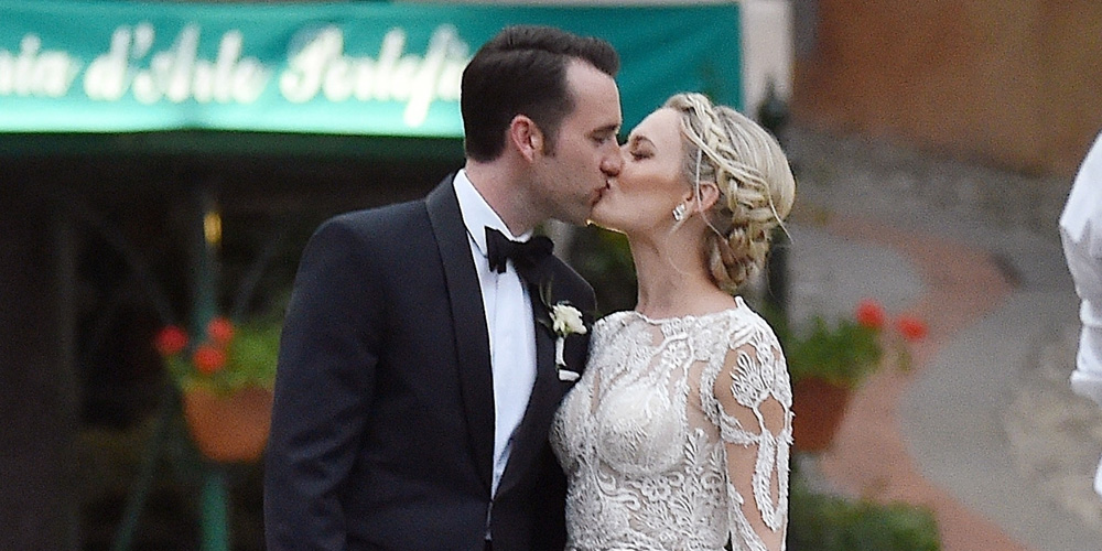 Matthew Lewis &amp; Angela Jones Marry in Italy See the