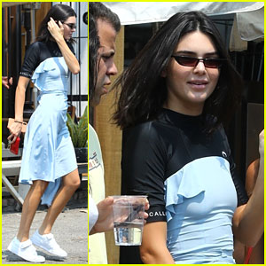kendall jenner denim dress