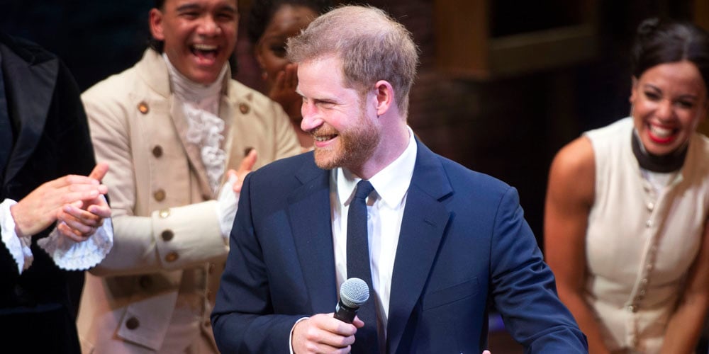 Prince Harry Sings ‘Hamilton’ Song Onstage in London Watch Now
