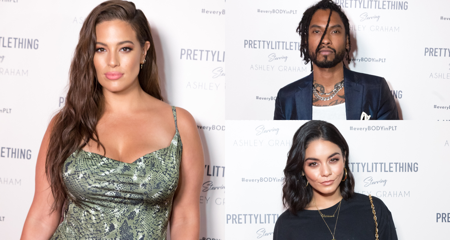 Ashley Graham Gets Star Support at PrettyLittleThing Launch Party
