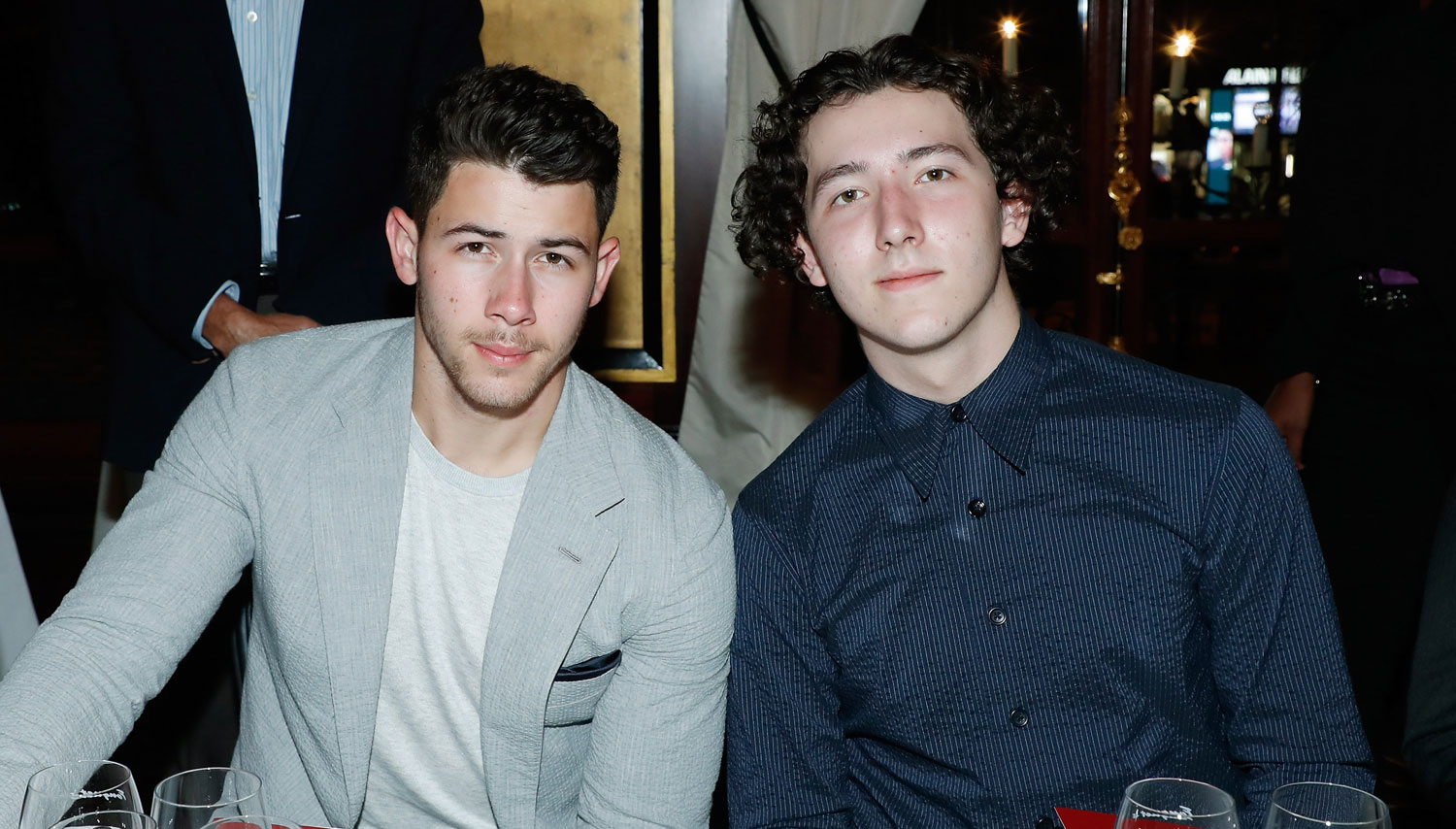 Nick Jonas & Little Brother Frankie Team Up for Ryder Cup Dinner in