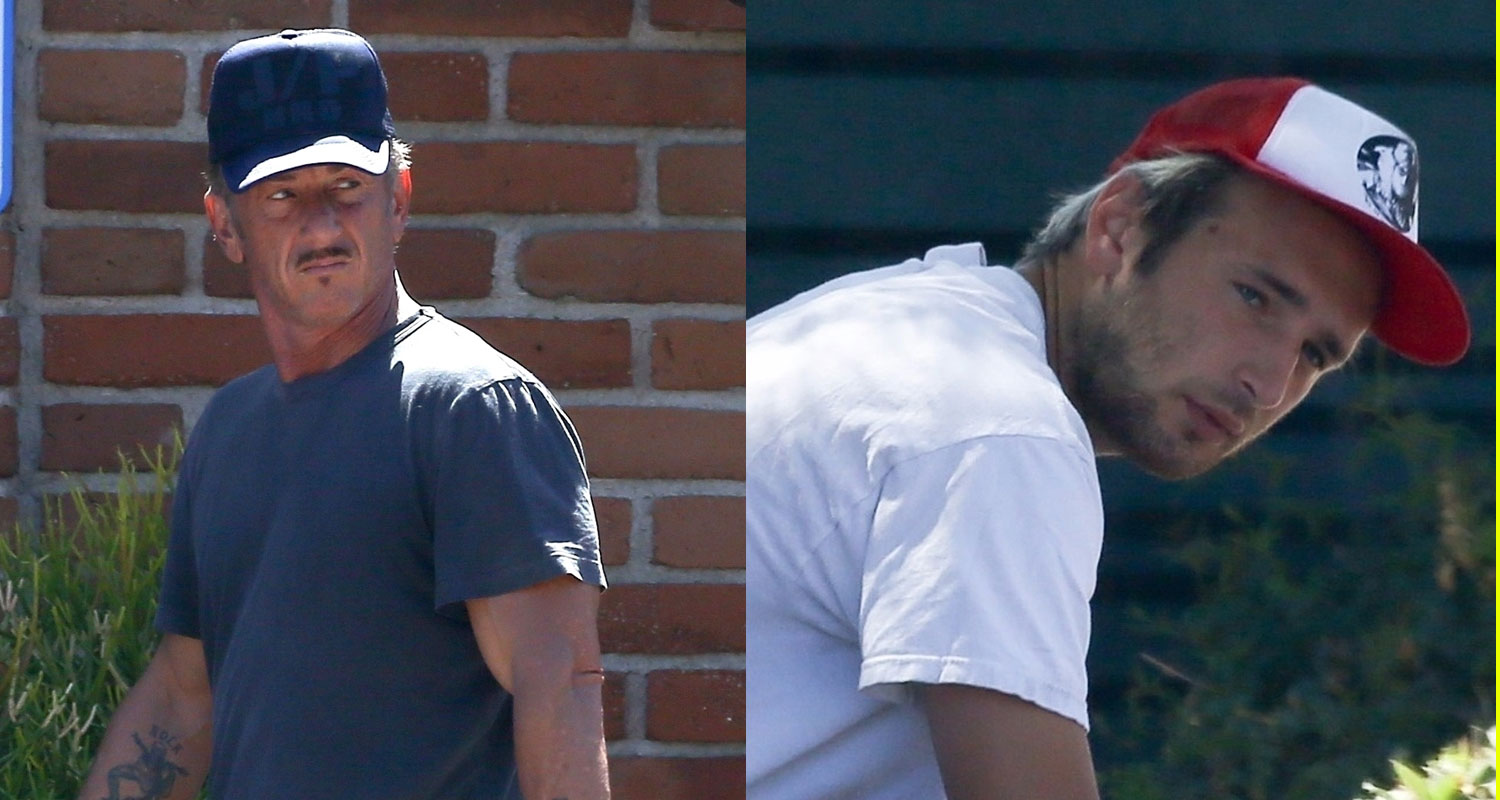 Sean Penn & Son Hopper Grab Lunch Together in Malibu Hopper Penn