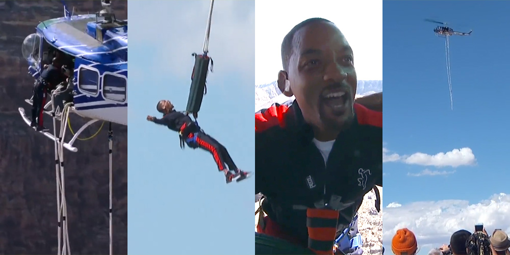Will Smith Bungee Jumping