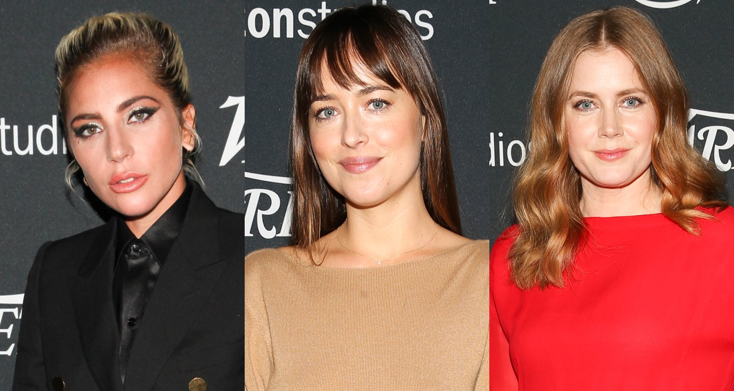 Lady Gaga, Dakota Johnson, & Amy Adams Step Out for Variety Studio