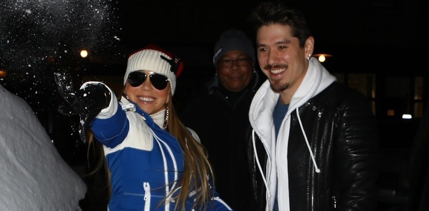 Mariah Carey Tosses Snowballs at Photographers in Aspen! | Bryan Tanaka