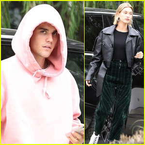 Justin & Hailey Bieber Spend the Day House Hunting in Brentwood
