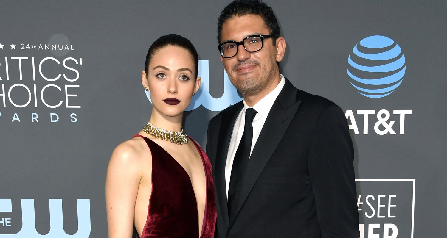 Emmy Rossum Couples Up With Husband Sam Esmail at Critics’ Choice