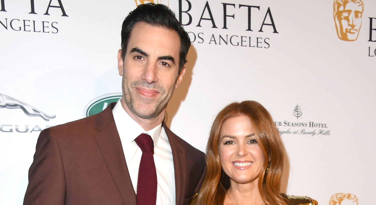Isla Fisher Goes Back to Red Hair for BAFTA Tea Party After Rocking