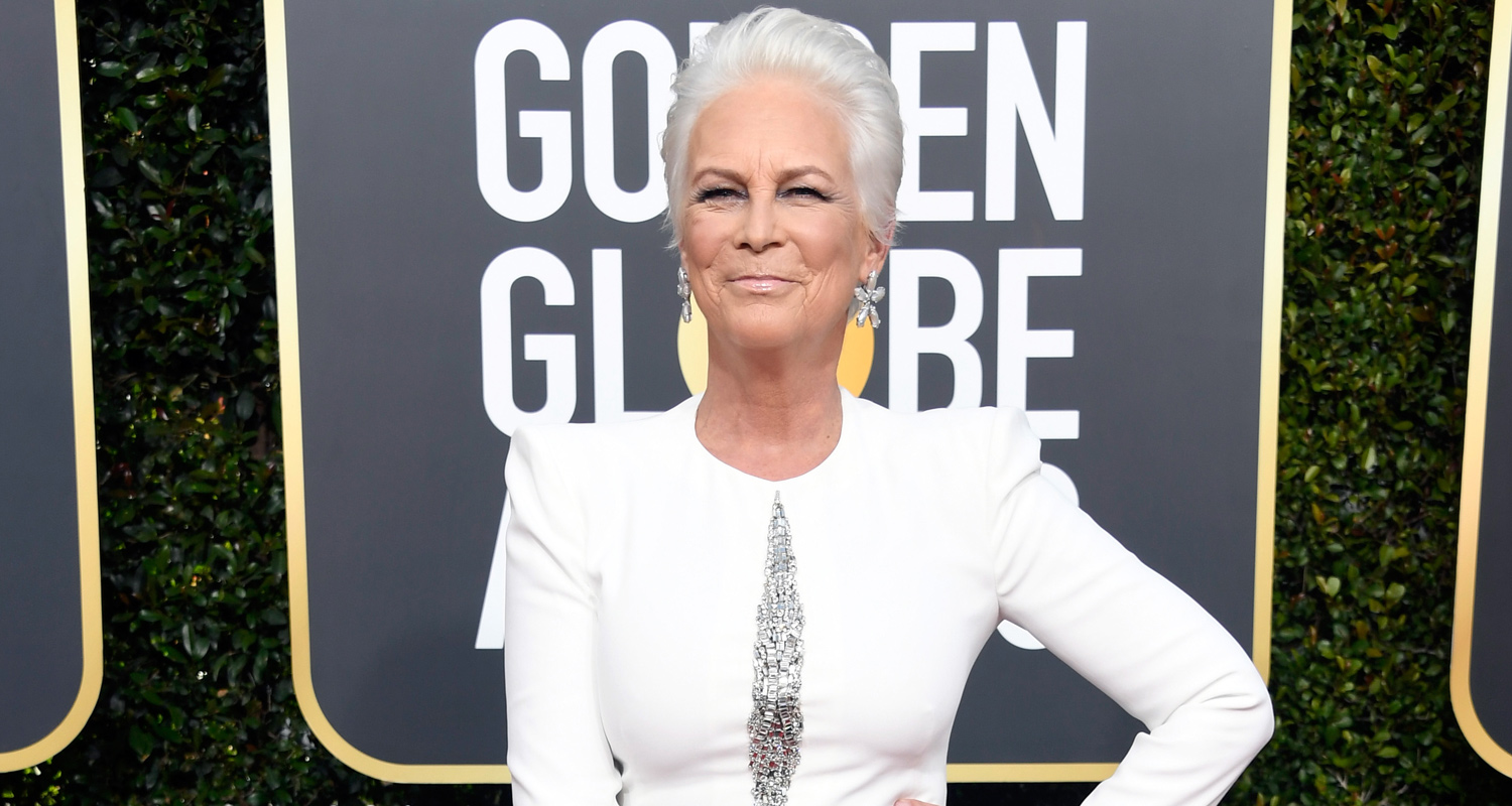Jamie Lee Curtis Looks Wonderful in White at Golden Globes 2019! | 2019