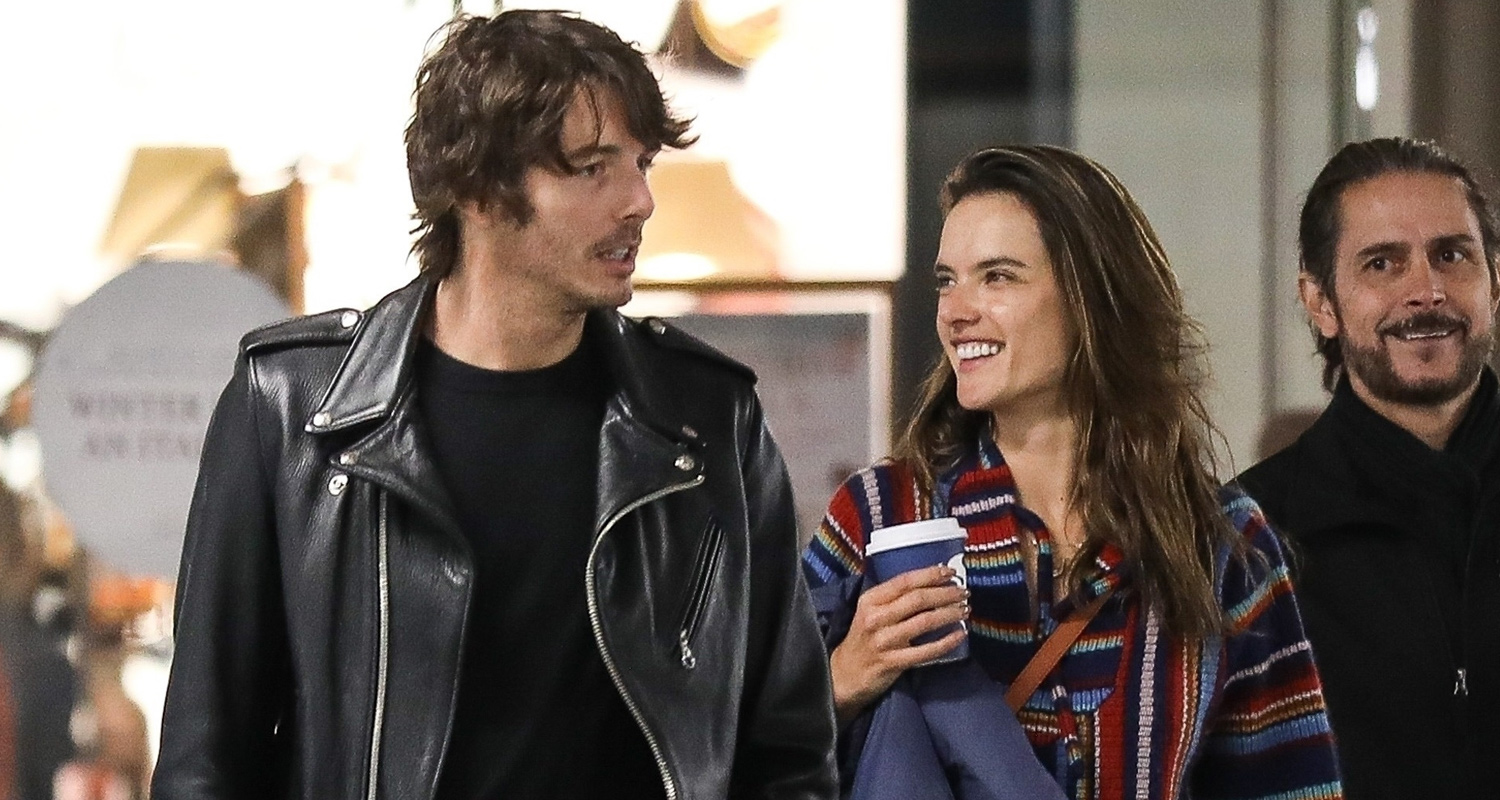 Alessandra Ambrosio & Boyfriend Nicolo Oddi Couple Up For Dinner Date