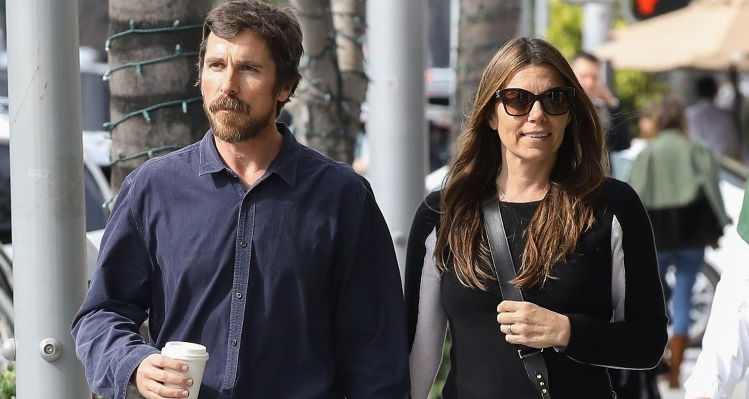 Christian Bale & Wife Sibi Share Sweet Moment After Lunch Date