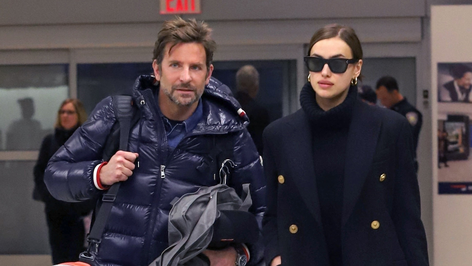 Bradley Cooper & Irina Shayk Fly Out of NYC Ahead of BAFTAs | Bradley Cooper, Irina ...1500 x 847