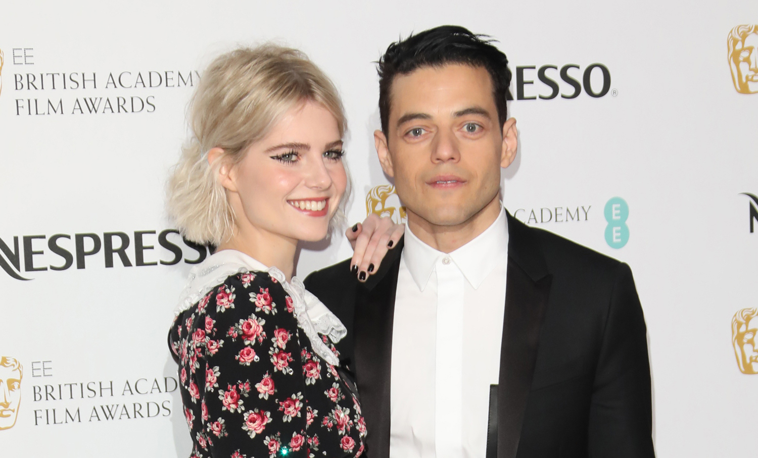 Rami Malek & Lucy Boynton Couple Up at BAFTAs Party & The Photos Are So
