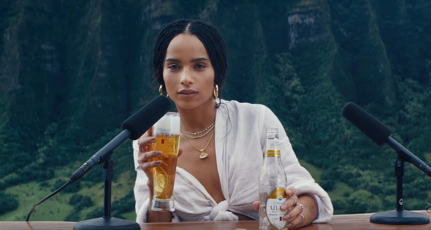 Michelob Super Bowl Commercial 2019 Zoe Kravitz Does ASMR 2019 Super