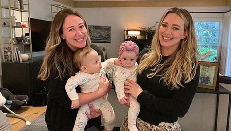 Hilary & Haylie Duff Pose with Their Daughters in Sweet Photo! | Banks