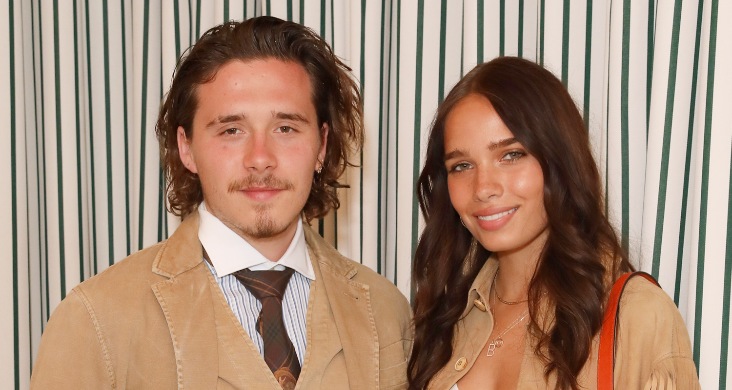 Brooklyn Beckham & Hana Cross Couple Up at Wimbledon Finals Brooklyn
