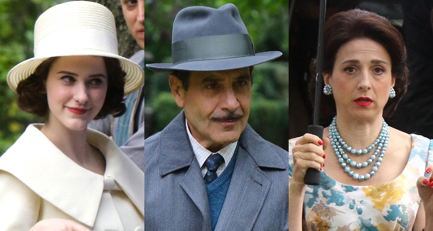Rachel Brosnahan Spends the Day Filming with ‘Mrs. Maisel’ Parents