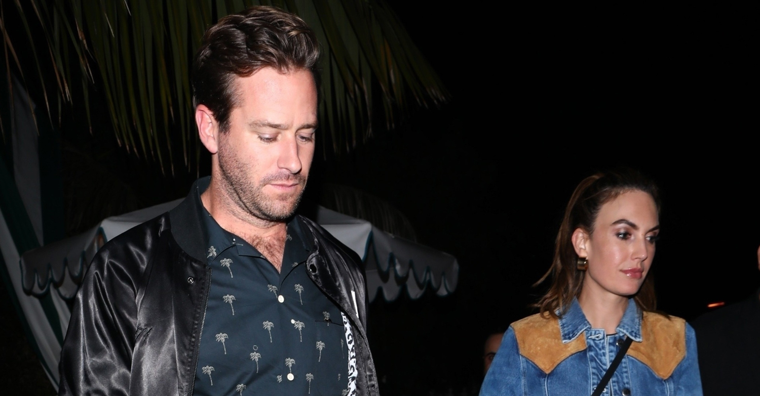 Armie Hammer & Elizabeth Chambers Hold Hands on Date Night in WeHo | Armie Hammer, Elizabeth ...