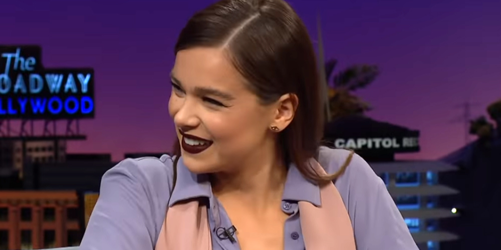 Hailee Steinfeld Continues ‘Dickinson’ Promo on ‘The Late Late Show