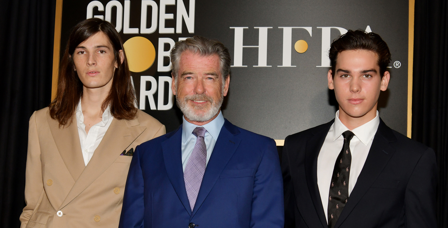 Pierce Brosnan's Sons Dylan & Paris Named Golden Globes Ambassadors 2020!
