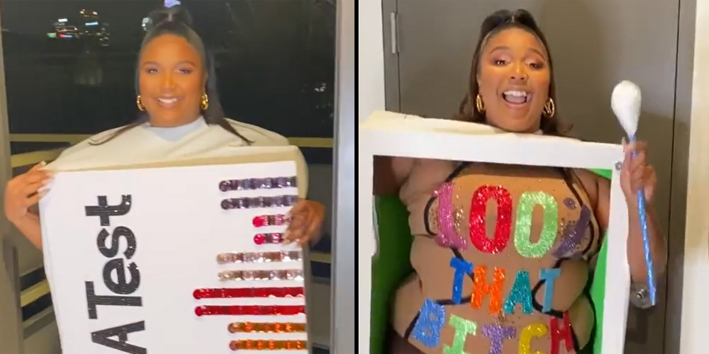 Lizzo Dresses Up as a DNA Test for Halloween! 2019 Halloween
