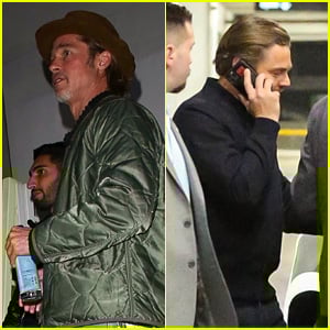 Brad Pitt & Leonardo DiCaprio Attend 'Once Upon a Time in Hollywood' Q&A
