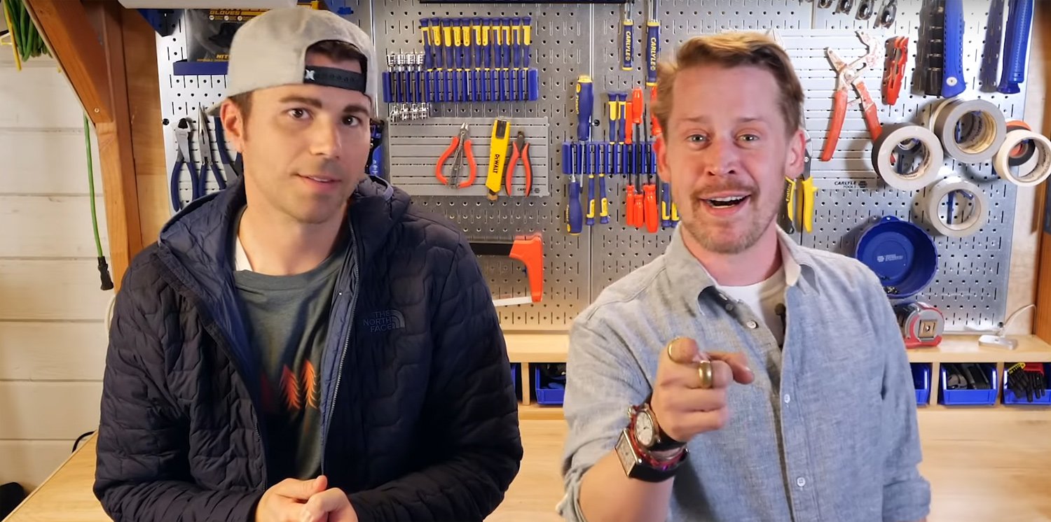 Macaulay Culkin Goes Glitter Bombing With Mark Rober for Home Alone