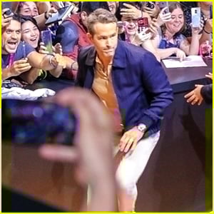 Ryan Reynolds Reacts to Almost Being Trampled By Fans