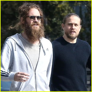 Charlie Hunnam Grabs Breakfast With a Friend in WeHo