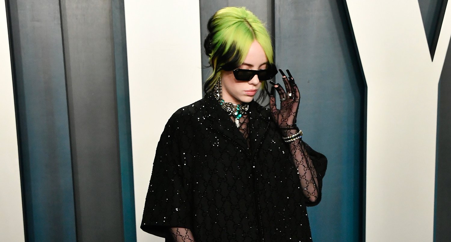 Billie Eilish Glitters in Gucci at Vanity Fair Oscar Party 2020 2020