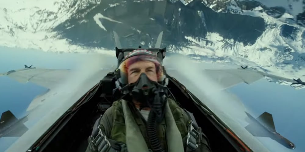 Tom Cruise Flies Upside Down in New ‘Top Gun Maverick’ Super Bowl TV
