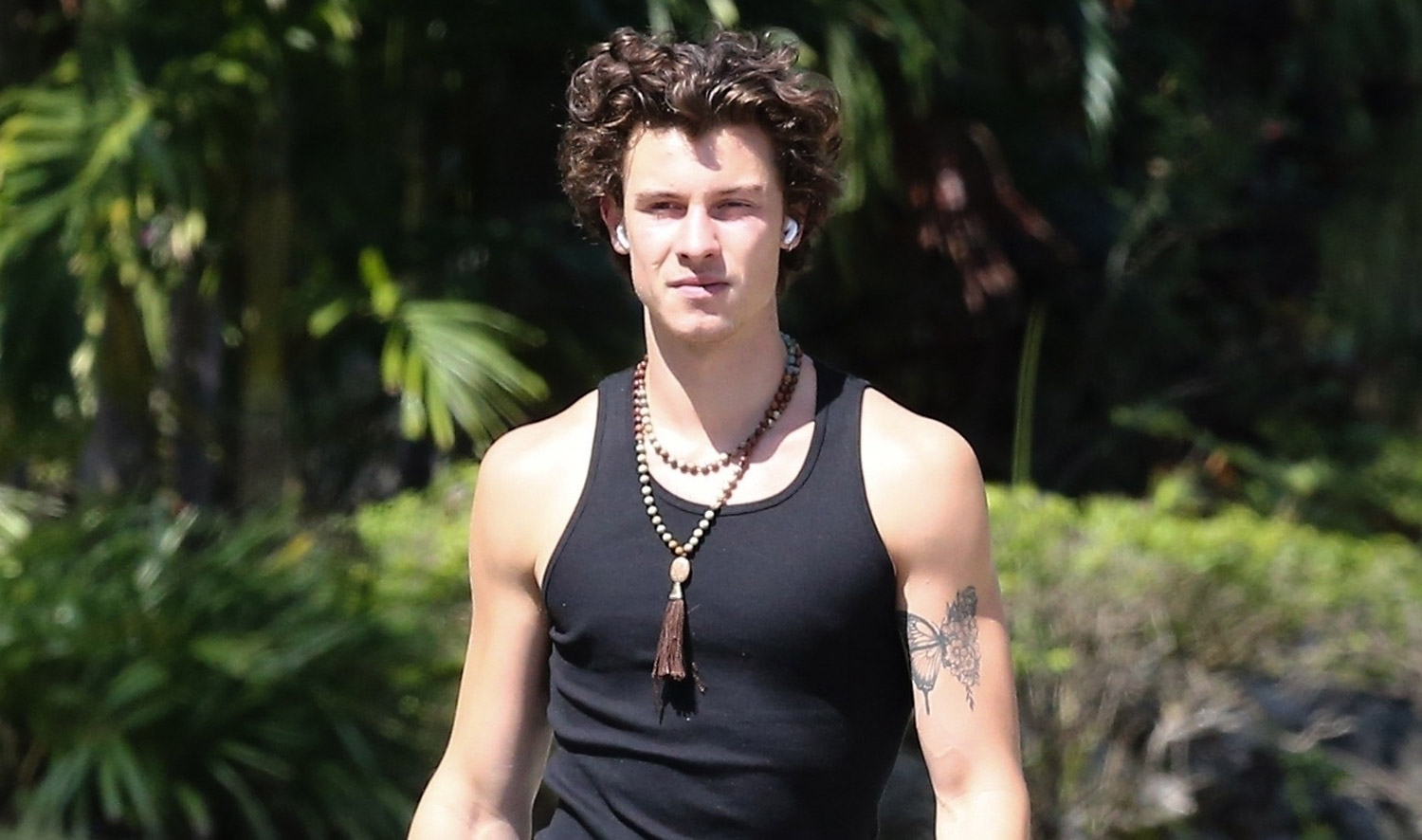 Shawn Mendes Goes For A Solo Walk In Florida Shawn Mendes Just Jared