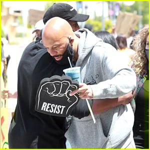 Common Runs Into Chris Paul at the L.A. Protests for Black Lives Matter