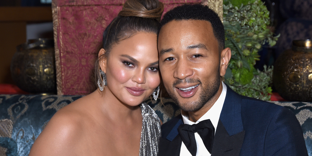 Chrissy Teigen Accidentally Reveals The Gender Of Baby No 3 Chrissy Teigen Pregnant Celebrities Just Jared