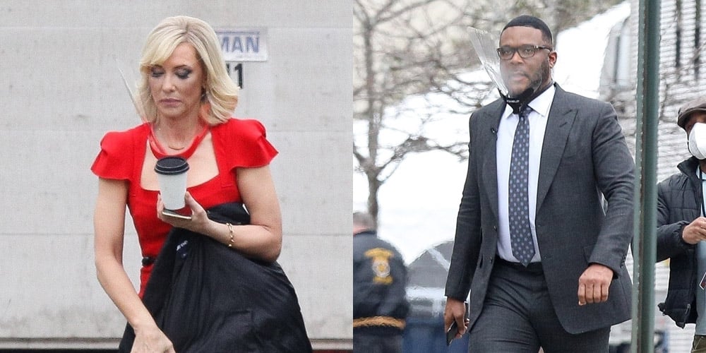 Cate Blanchett & Tyler Perry Film Scenes for ‘Don’t Look Up’ – See the