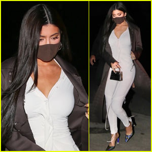 Kylie Jenner Goes White Hot for Night Out with Friends!