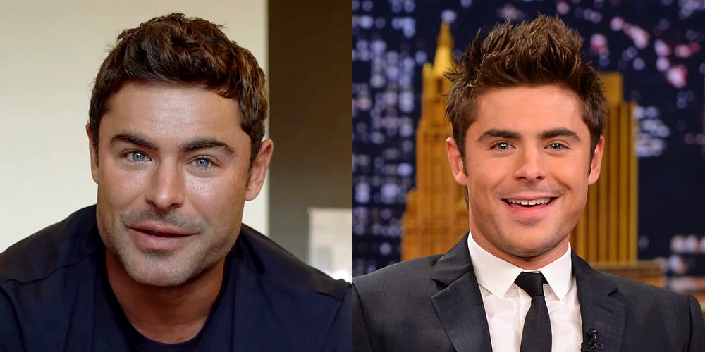 Zac Efron Trends On Twitter As Fans React To New Face Zac Efron Just Jared