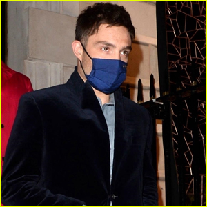 Ed Westwick Looks Suave During Night Out in London