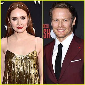 Karen Gillan Is Finally Obsessed With 'Outlander' & Sam Heughan Offers Her A Part!